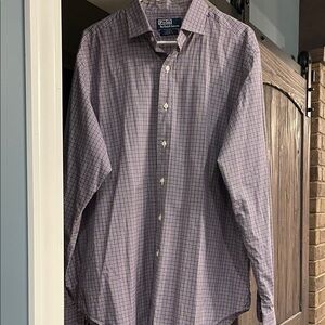 Polo by Ralph Lauren Men's Purple Plaid Shirt